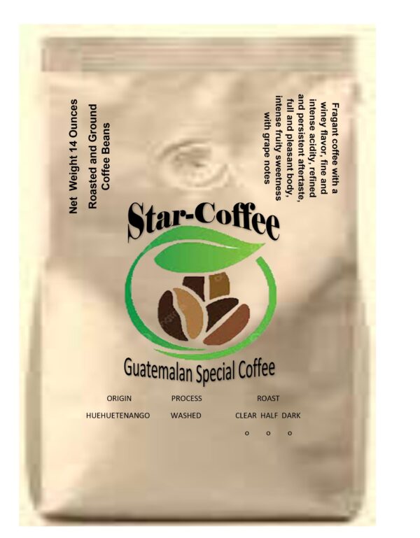 Café Especial en Grano Tostado y Molido Orígen Huehuetenango